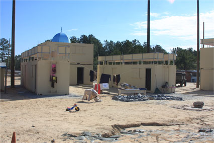 A simulated mosque that students will observe during the 2 day FTX.