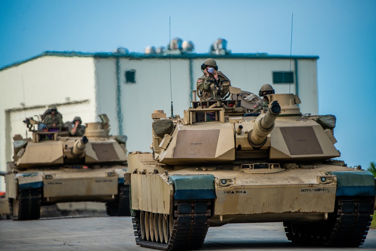 drive M1 Abrams tanks around the Ground Mobility Division